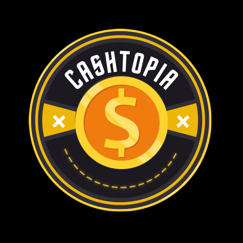 Logo dorado de Cashtopia